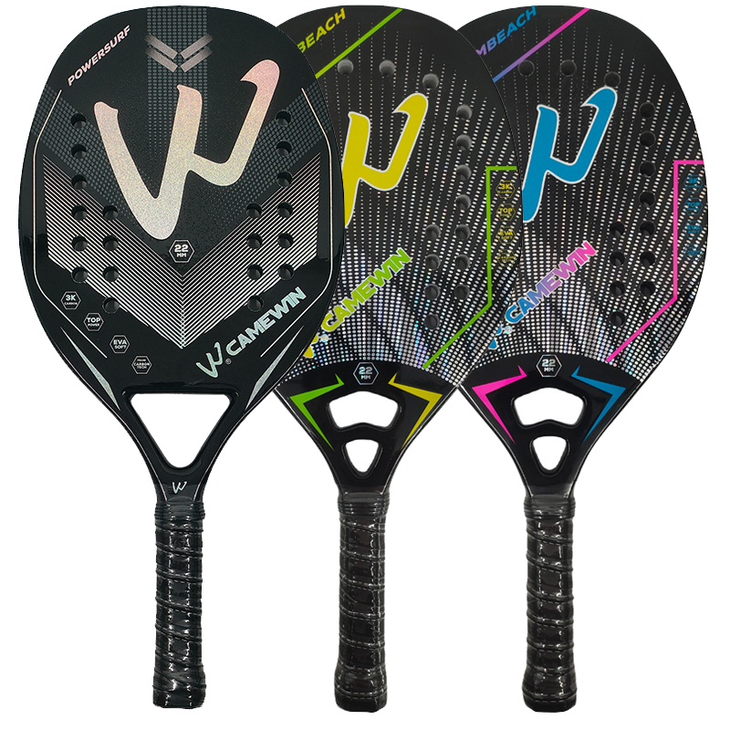 Li Ning Racket - Camewin 3K Beach Tennis Racket Full