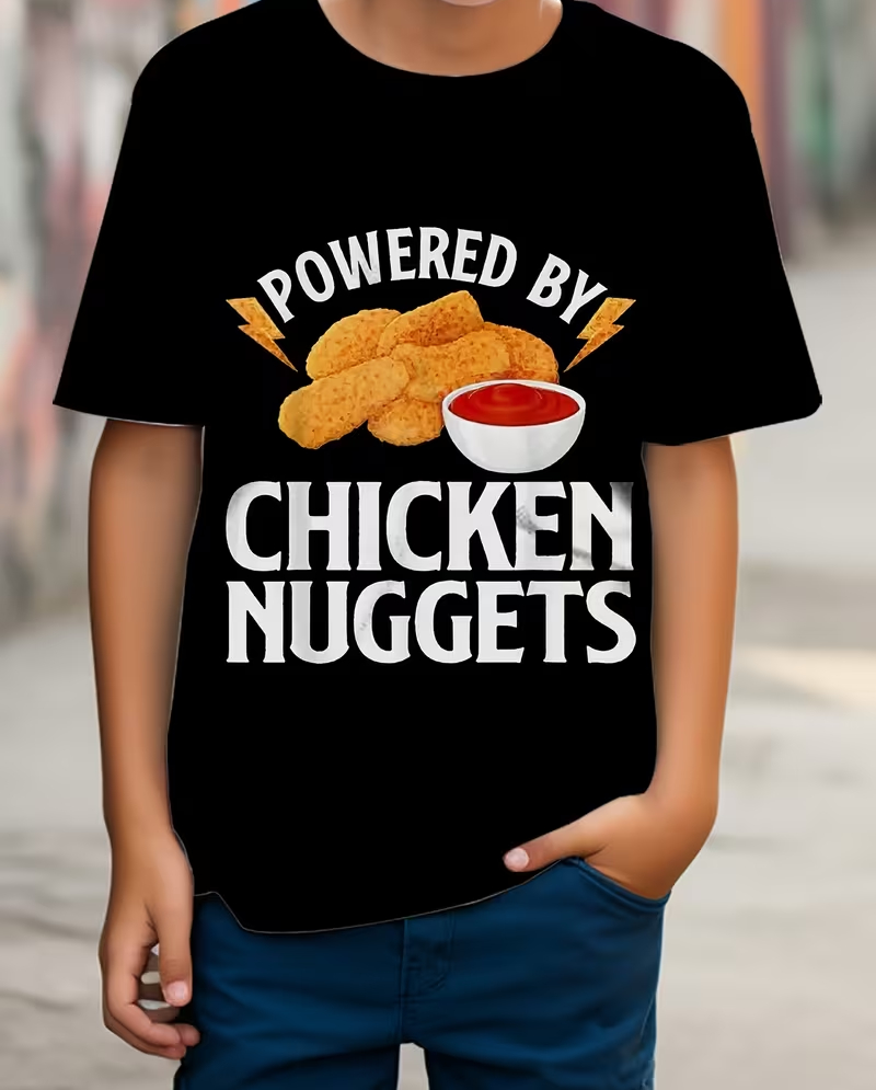 Badminton Junior - A Funny Fast Food T-Shirt That