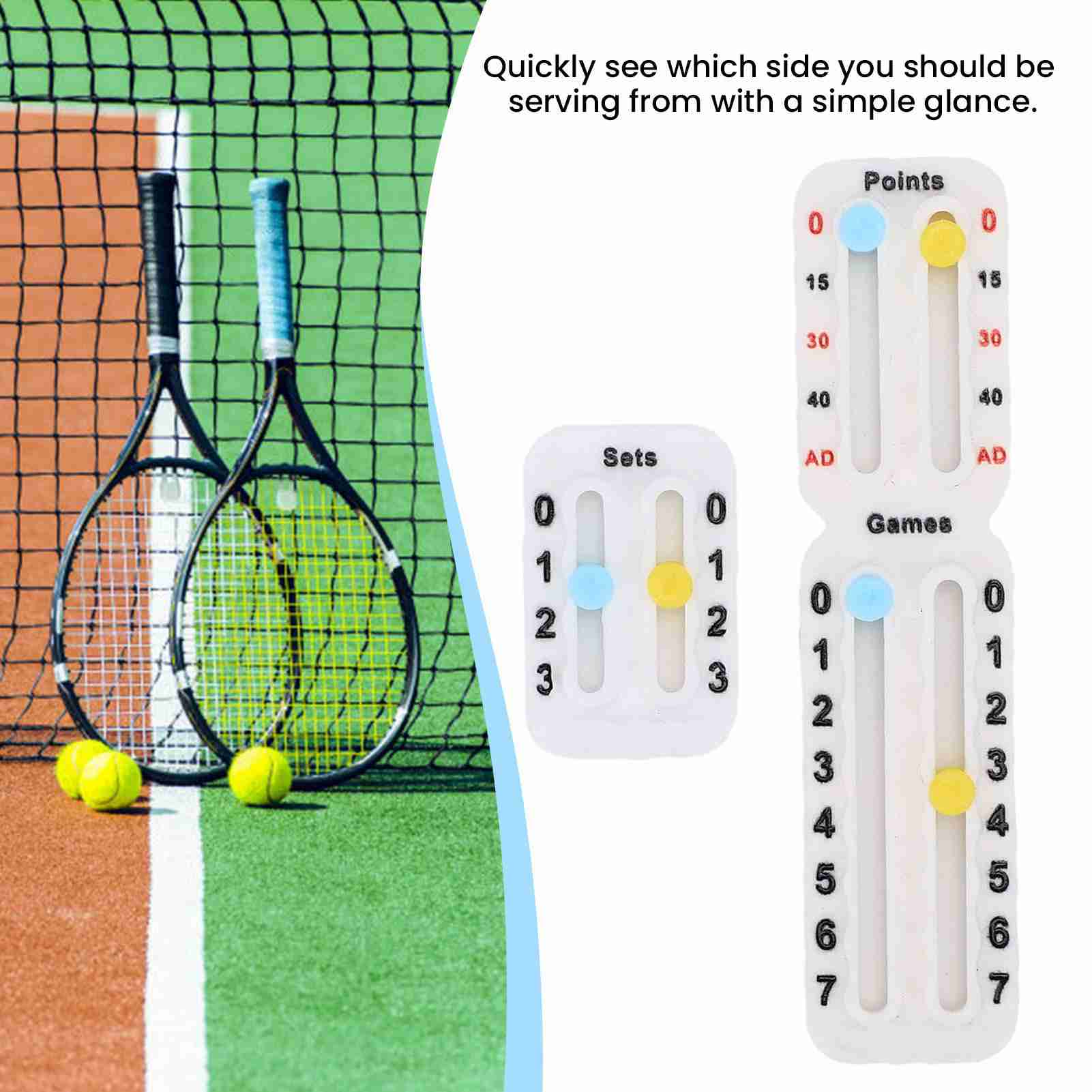 Tennis Score Keeper for Racket - Badminton Score Counter 리뷰 및 가격