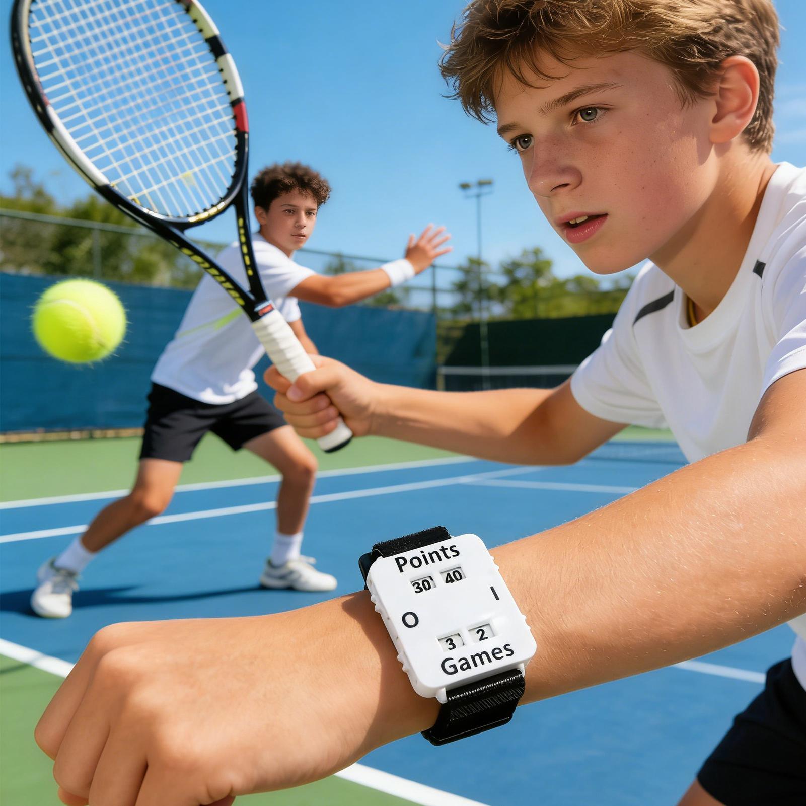 Tennis Score Keeper Wristband  - Badminton Score Counter 리뷰 및 가격