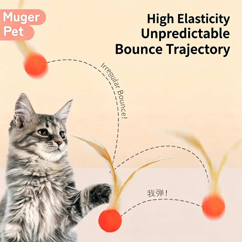 Soft Elastic Bouncy Cat Toy Lu - Badminton Event 리뷰 및 가격