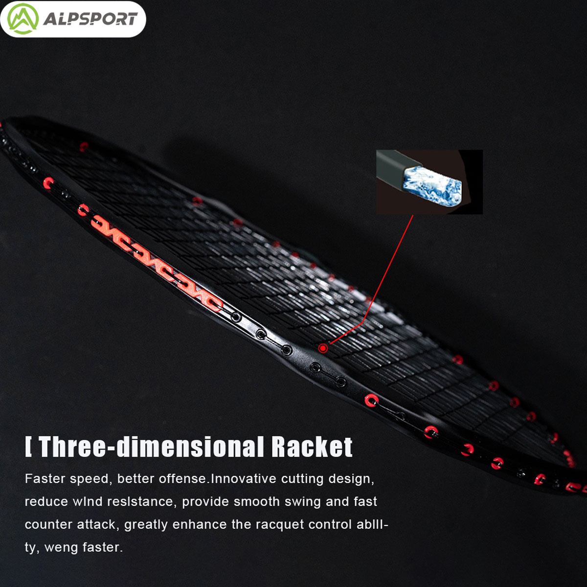 Alpsport MH-V5 5U 75g Wave Leg - Li Ning Racket 리뷰 및 가격