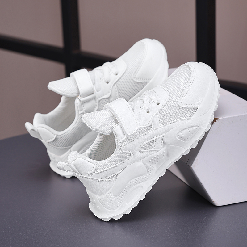 White Children's Leather Casua - Badminton Junior 리뷰 및 가격