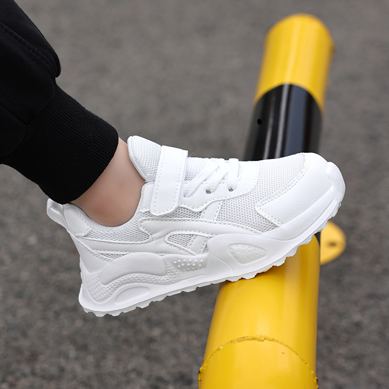 White Children's Leather Casua - Badminton Junior 리뷰 및 가격